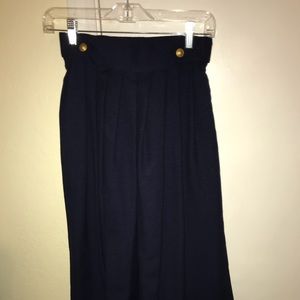 Navy blue maxi skirt
